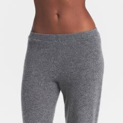 AIRY CASHMERE JOGGER | DARK HEATHER GREY