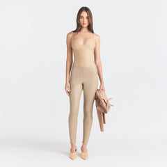 FAUX LEATHER LEGGING | LATTE