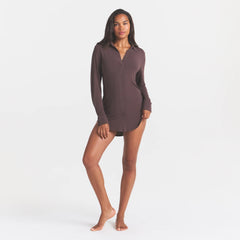 CLOUD SLEEP SHIRT DRESS | IRON