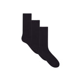MENS TUBE CREW SOCK 3-PACK | ONYX