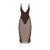 LUDOVIC DE SAINT SERNIN X SKIMS SKIMS BODY DRESS | COCOA