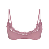 FITS EVERYBODY LACE SCOOP BRALETTE | MUTED MAUVE