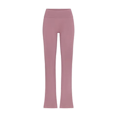 COTTON JERSEY FOLDOVER PANT | MUTED MAUVE