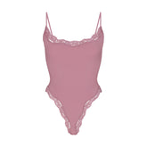 FITS EVERYBODY LACE CAMI BODYSUIT | MUTED MAUVE