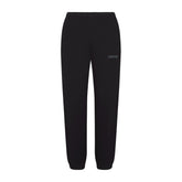COTTON FLEECE JOGGER WITH EMBOSSED LOGO | ONYX