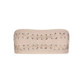 LUDOVIC DE SAINT SERNIN X SKIMS WAXED COTTON BANDEAU | CLAY