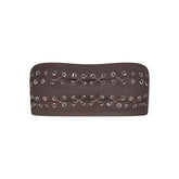 LUDOVIC DE SAINT SERNIN X SKIMS WAXED COTTON BANDEAU | COCOA