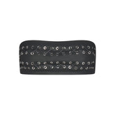 LUDOVIC DE SAINT SERNIN X SKIMS WAXED COTTON BANDEAU | ONYX