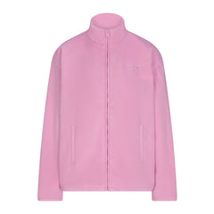 OUTDOOR FLEECE MOCK NECK ZIP UP JACKET | BUBBLE GUM