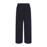 COTTON FLEECE STRAIGHT LEG PANT | NAVY