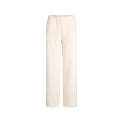 COTTON FLEECE STRAIGHT LEG PANT | OATMEAL HEATHER