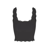FITS EVERYBODY LACE TANK | ONYX