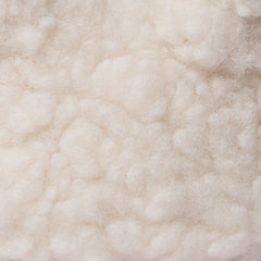FAUX SHEARLING MICRO TOTE KEYCHAIN | IVORY