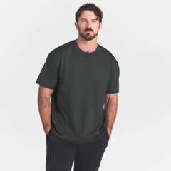 HEAVYWEIGHT COTTON MENS RELAXED T-SHIRT | DEEP SEA