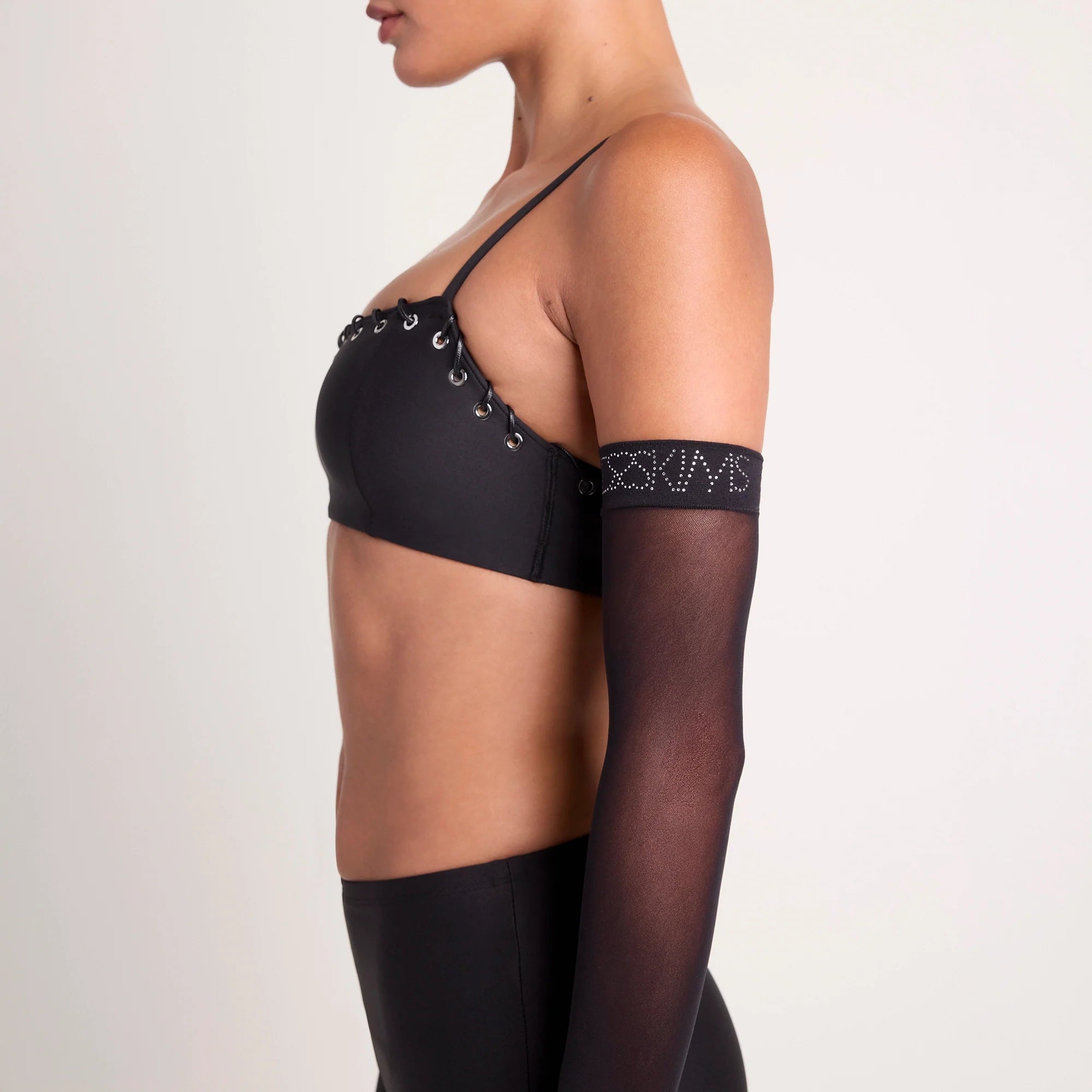 LUDOVIC DE SAINT SERNIN X SKIMS HOSIERY GLOVES | ONYX