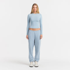COTTON JERSEY LONG SLEEVE T-SHIRT | FOG