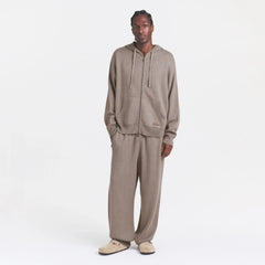COTTON KNIT MENS STRAIGHT LEG JOGGER | DESERT HEATHER GREY