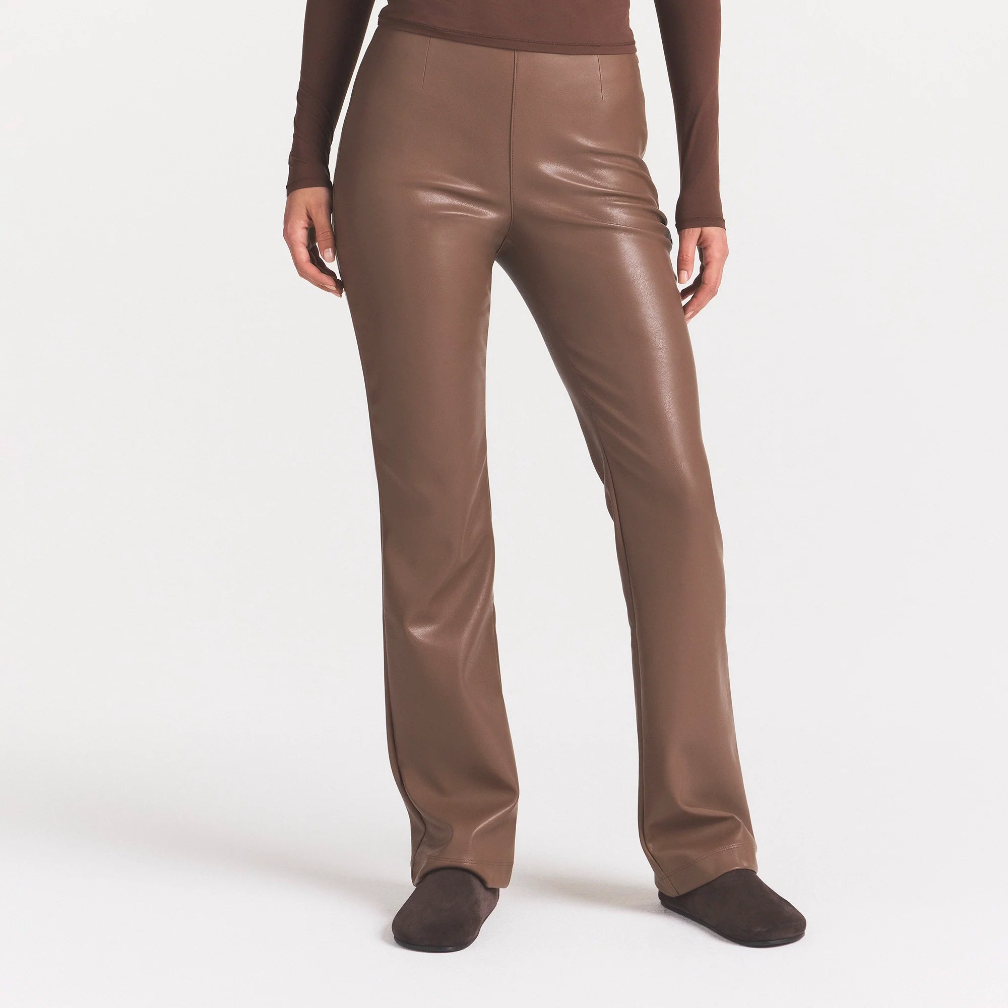 FAUX LEATHER PANT | JASPER