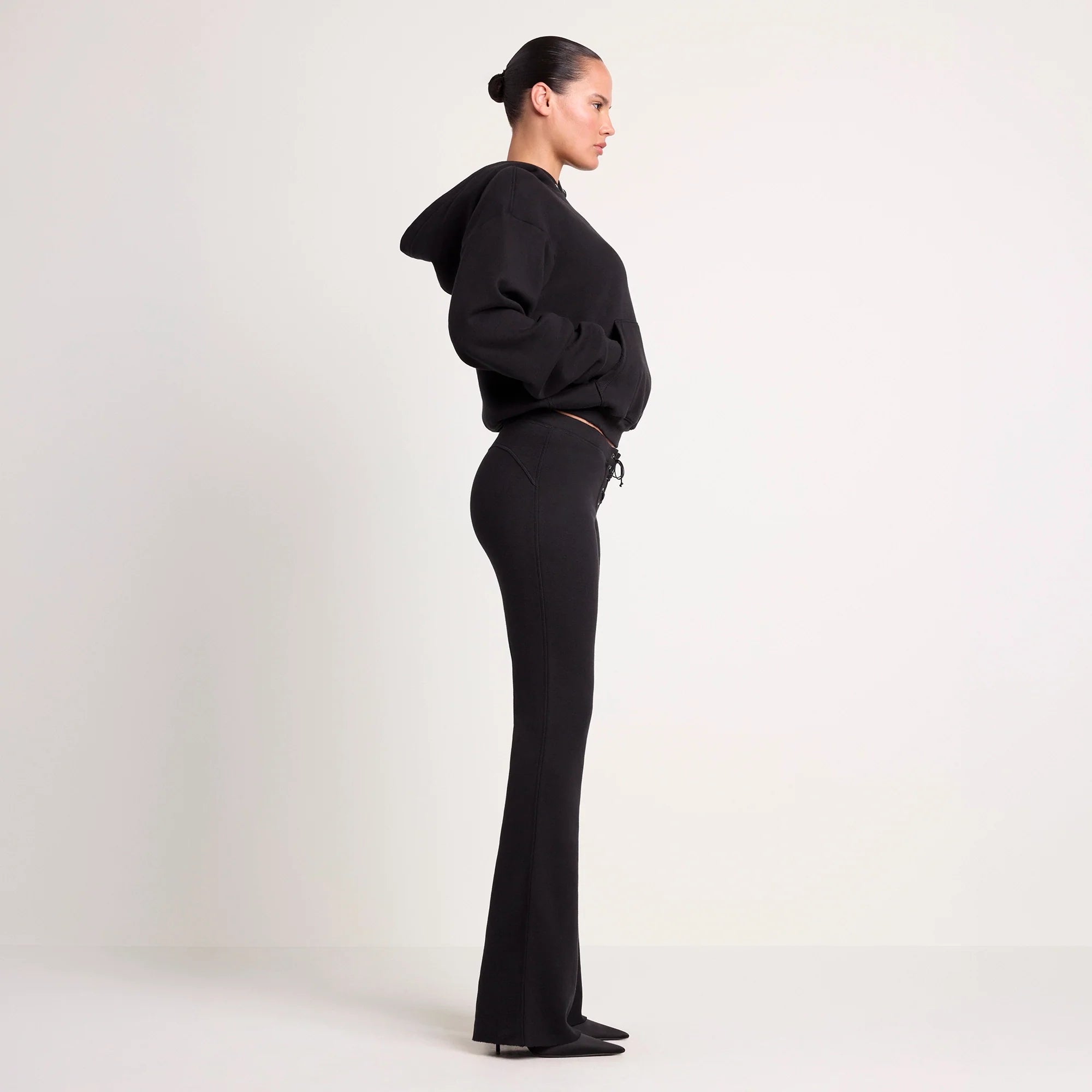LUDOVIC DE SAINT SERNIN X SKIMS COTTON FLEECE SLIM PANT | ONYX