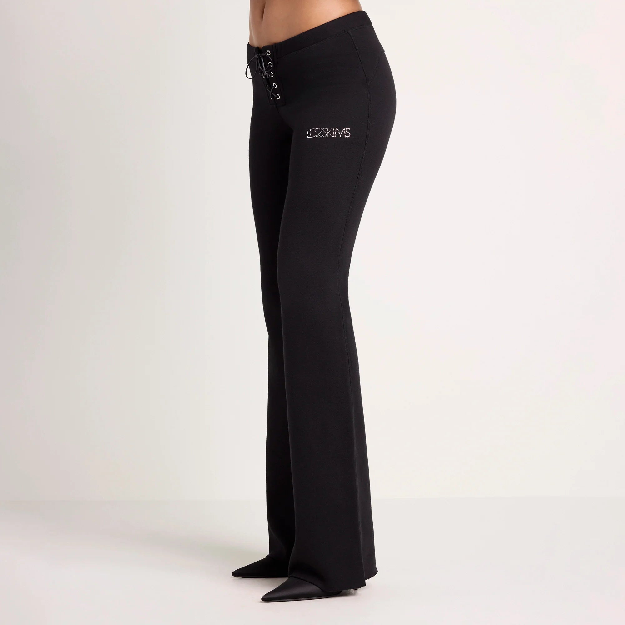 LUDOVIC DE SAINT SERNIN X SKIMS COTTON FLEECE SLIM PANT | ONYX