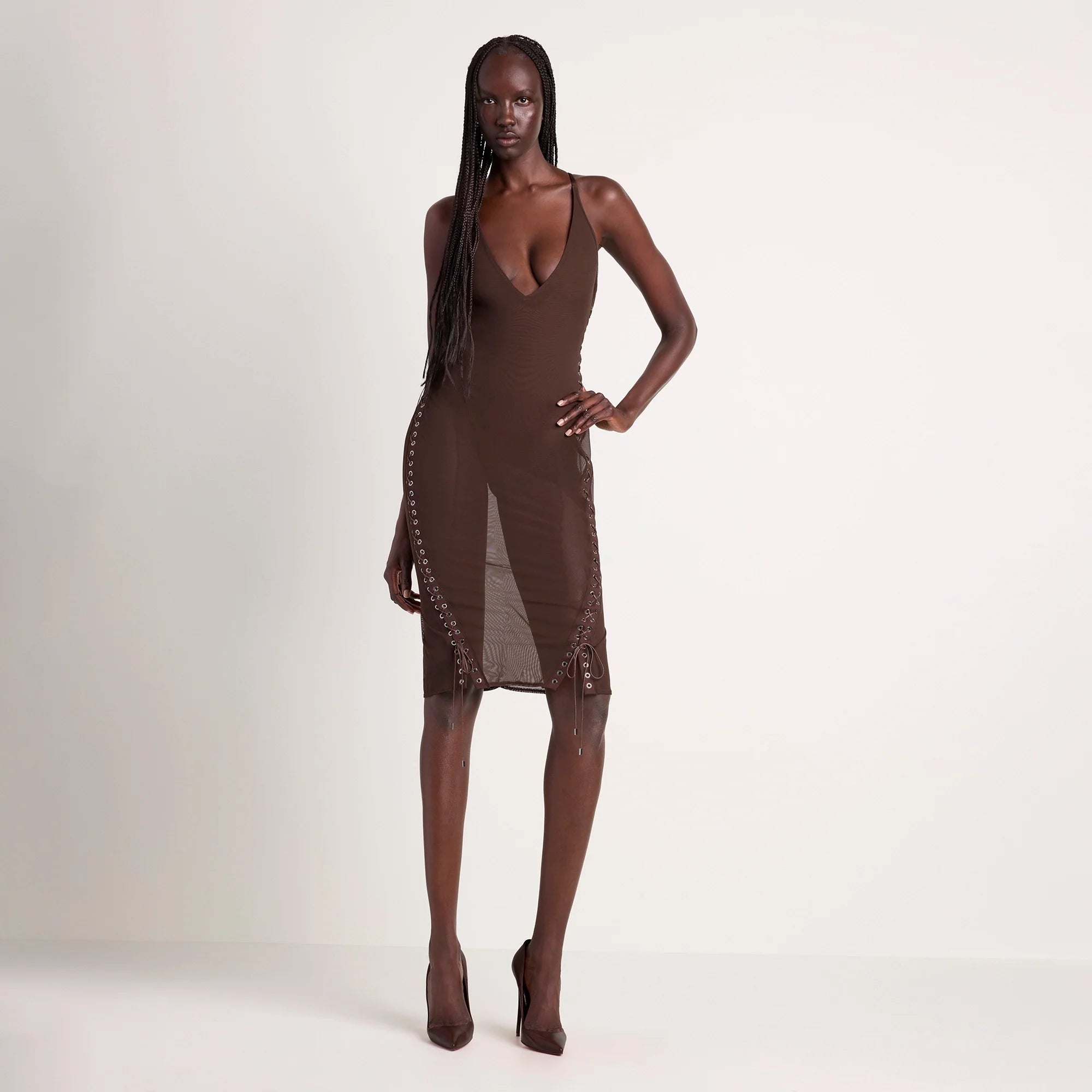 LUDOVIC DE SAINT SERNIN X SKIMS SKIMS BODY DRESS | COCOA