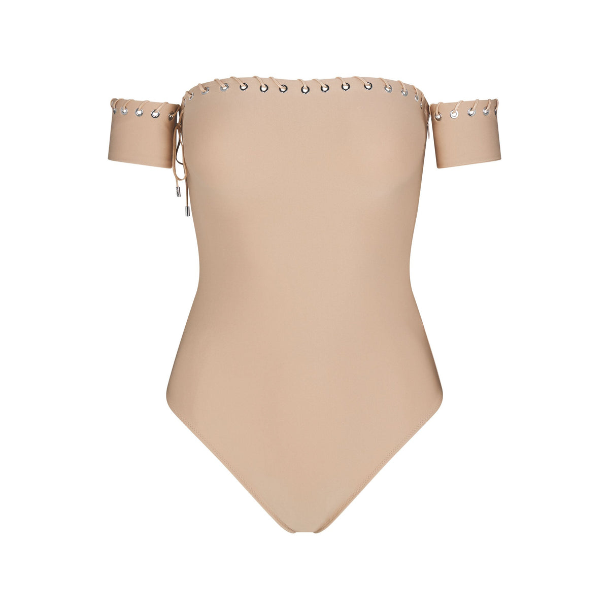 LUDOVIC DE SAINT SERNIN X SKIMS SKIMS BODY STRAPLESS BODYSUIT | CLAY