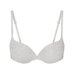 EVERYDAY COTTON ULTIMATE TEARDROP PUSH-UP BRA | LIGHT HEATHER GREY