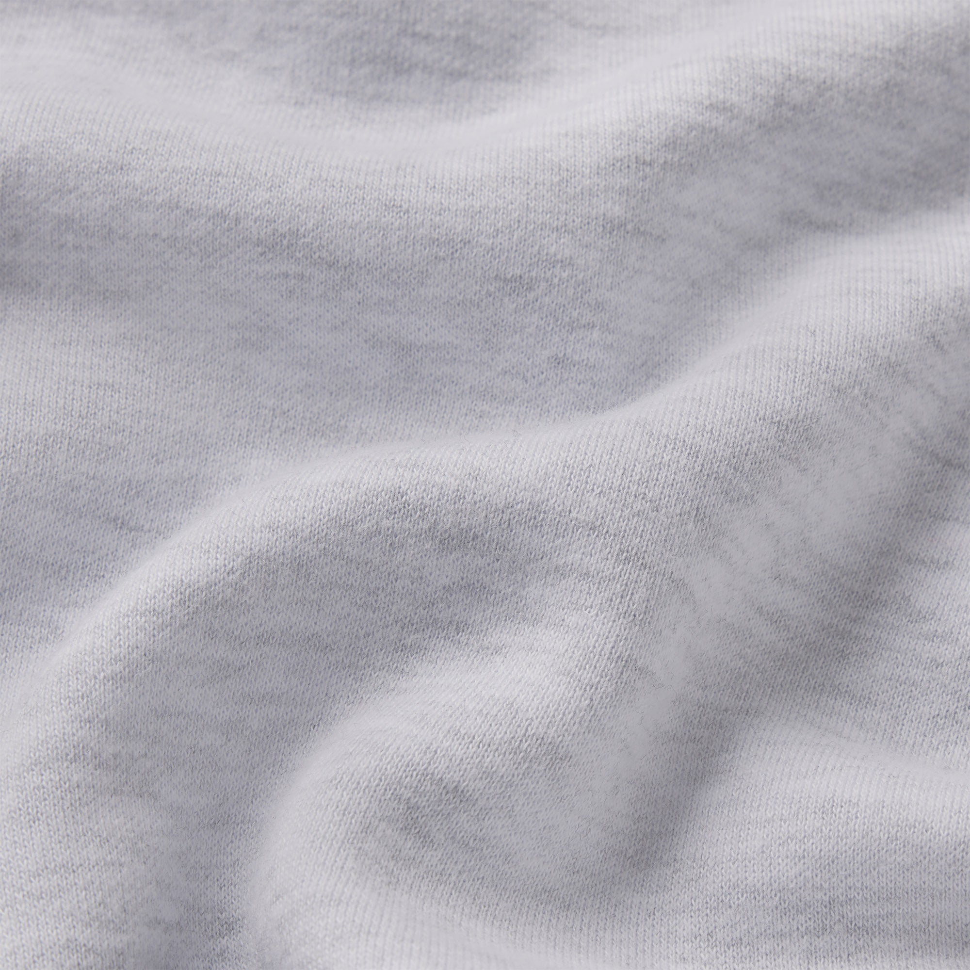 COTTON FLEECE LONG SHORT | LIGHT HEATHER GREY