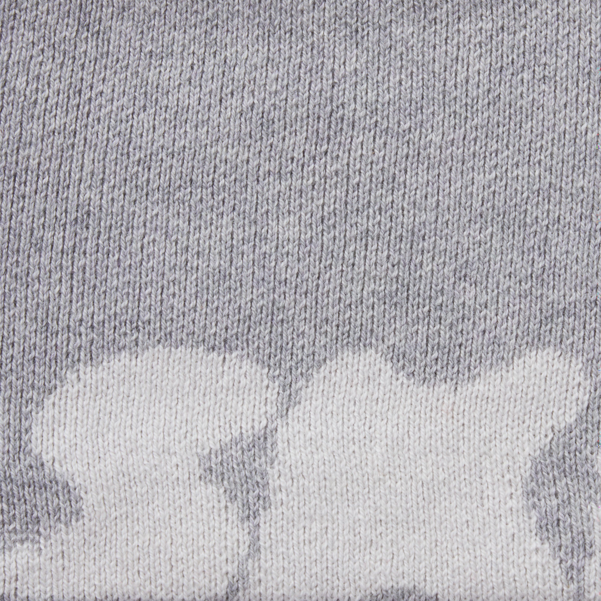 COTTON KNIT MENS LOGO BEANIE | LIGHT HEATHER GREY