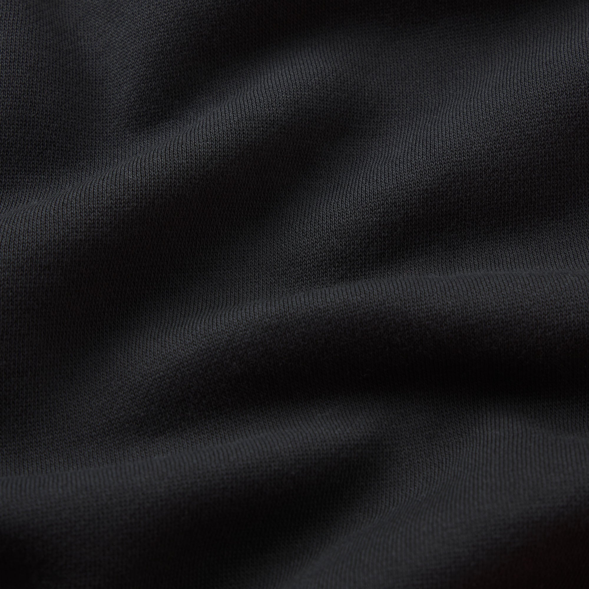 FLEECE LOUNGE MENS RELAXED HIGH CREWNECK | WASHED ONYX