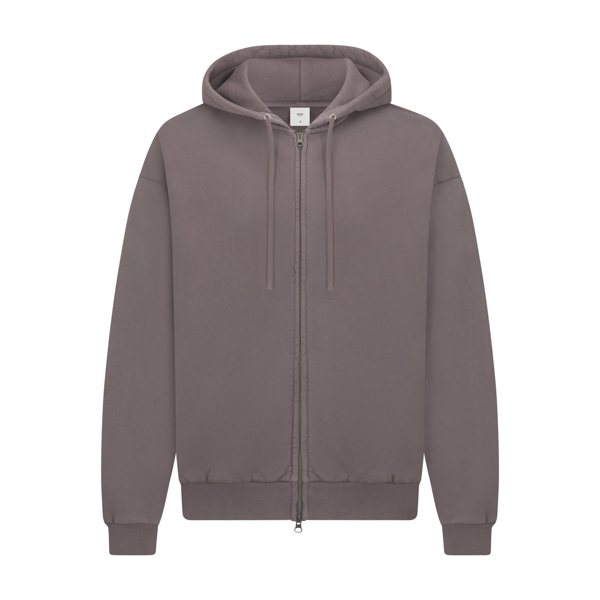 HEAVYWEIGHT FLEECE MENS ZIP UP HOODIE | STERLING