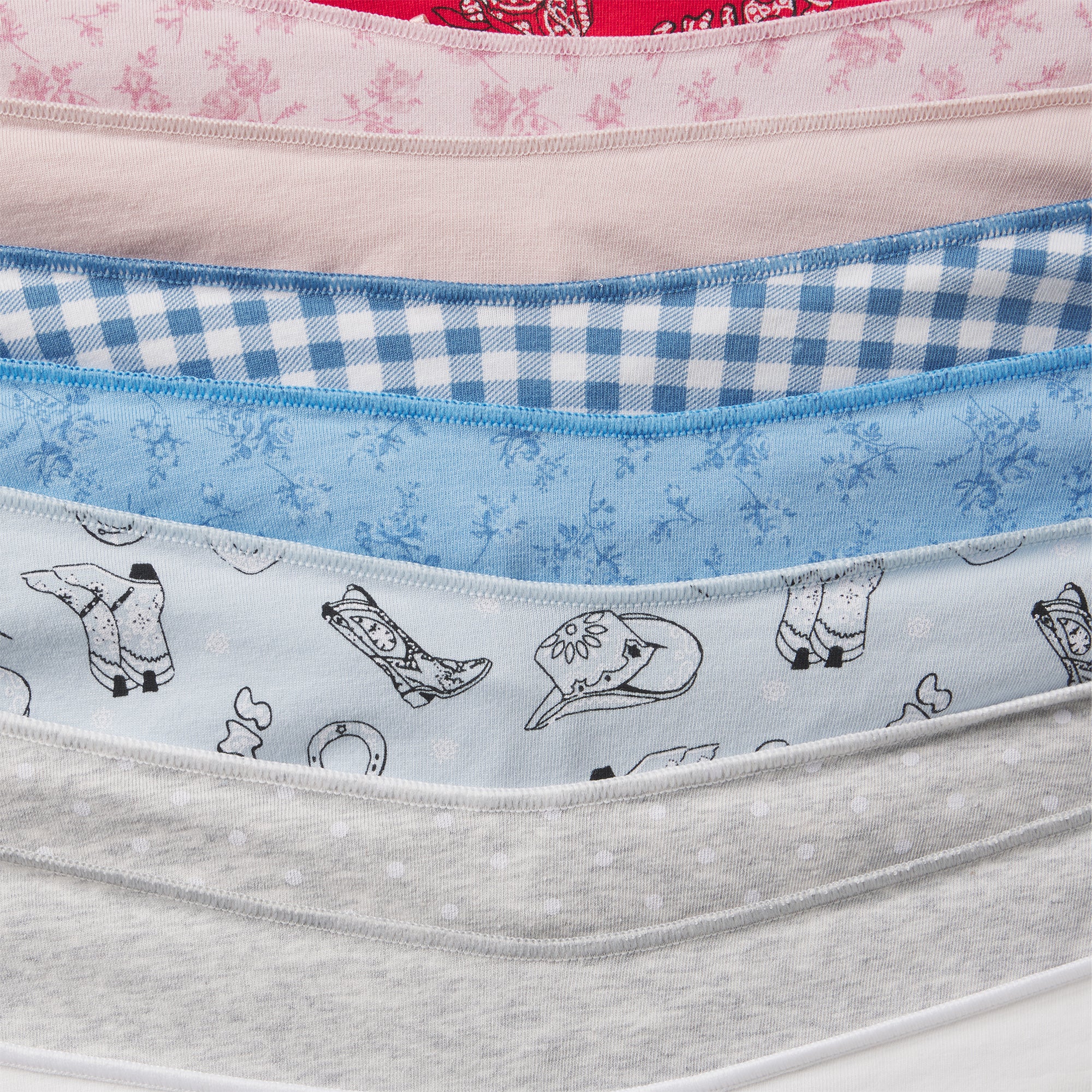 LIGHTWEIGHT COTTON THONG 10-PACK | DAINTY FLORAL MULTI