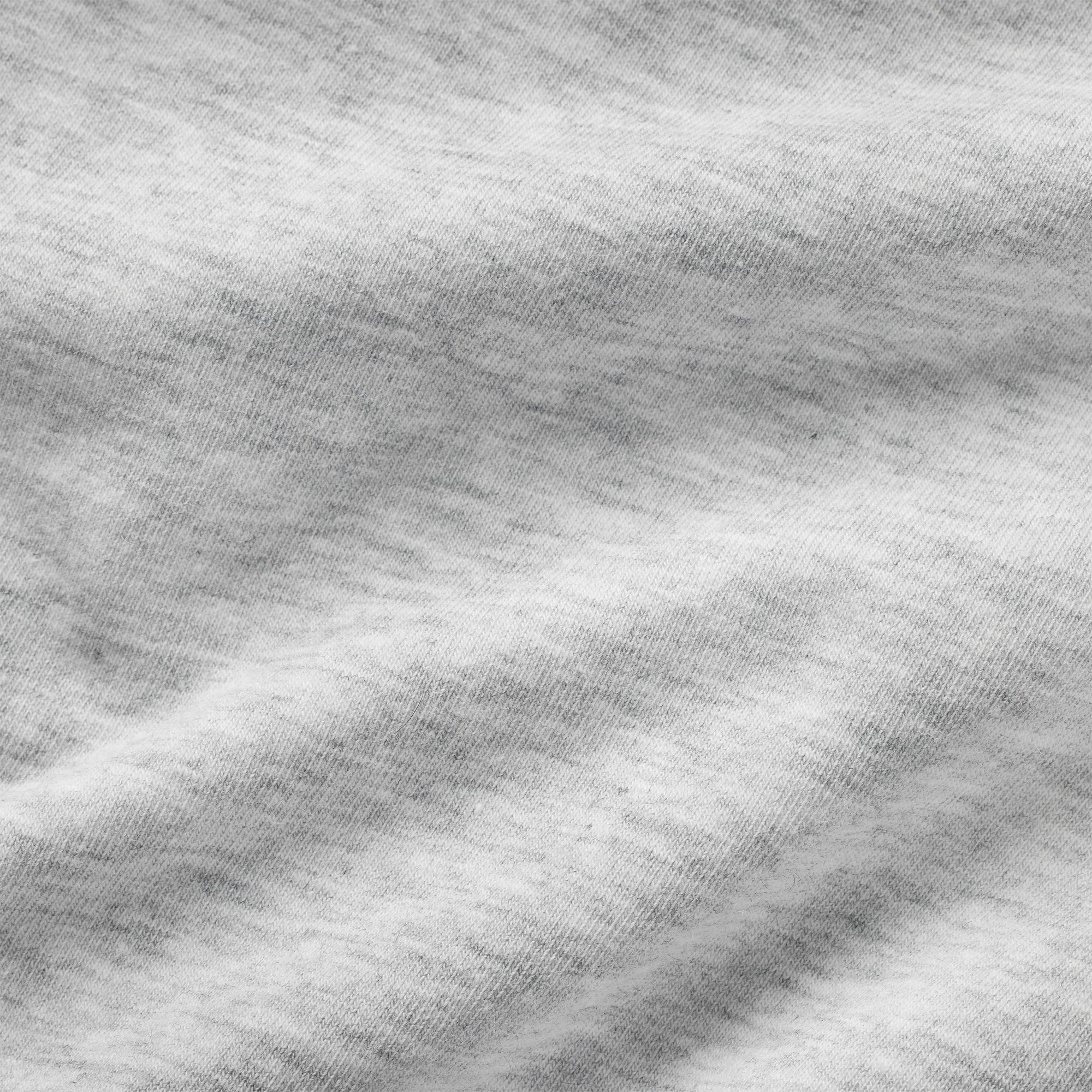 COTTON JERSEY FOLDOVER PANT | LIGHT HEATHER GREY