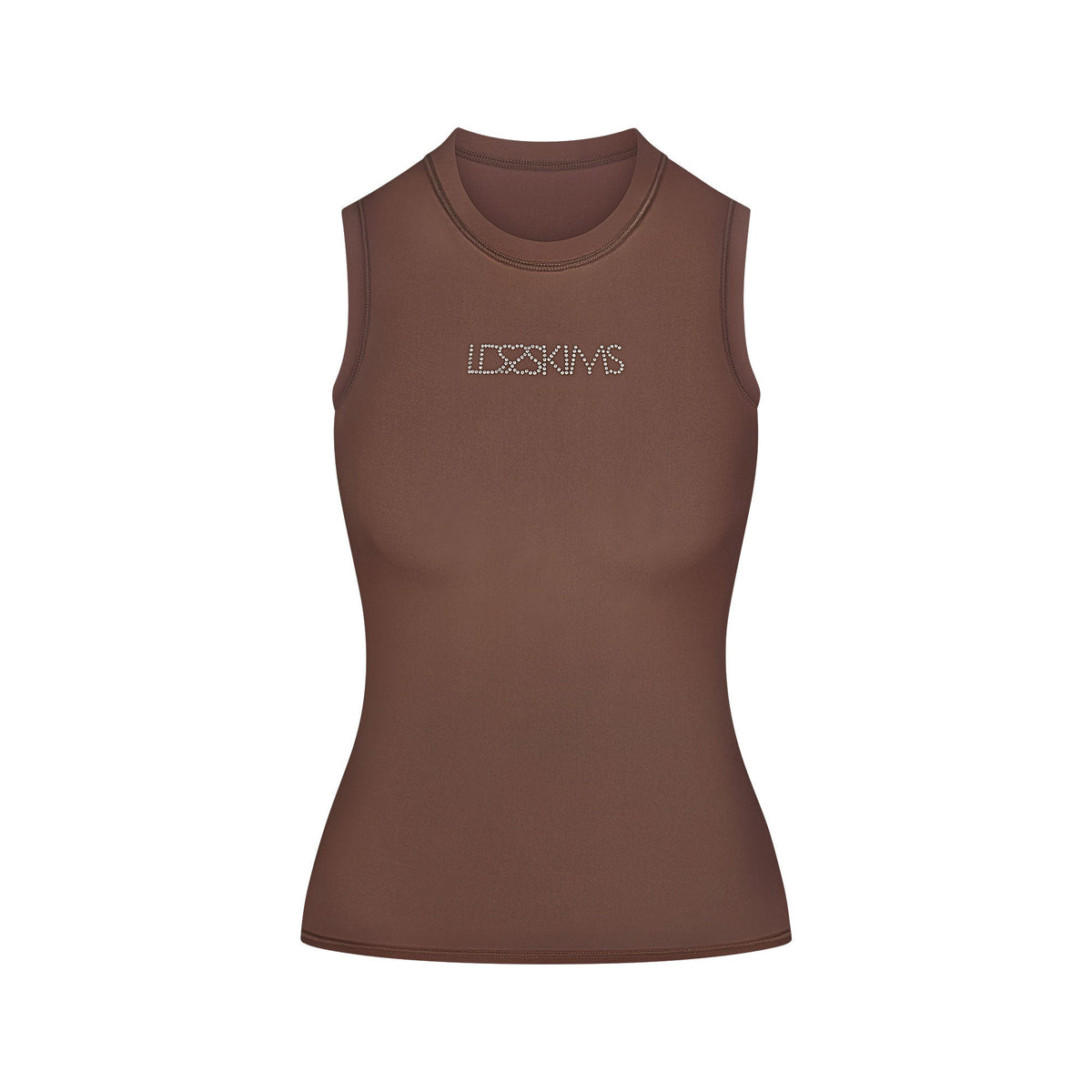 LUDOVIC DE SAINT SERNIN X SKIMS MILKY SHEER TANK | COCOA