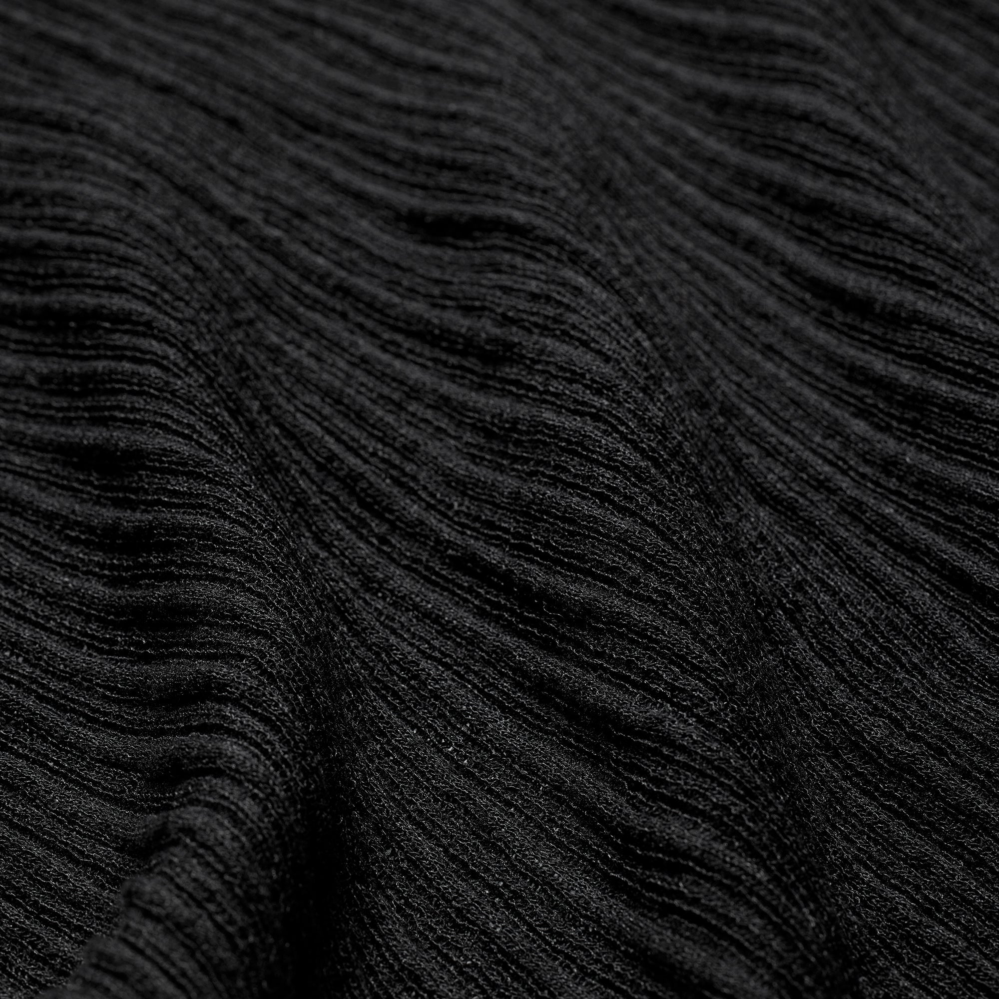 SHEER KNIT PLUNGE TANK | ONYX