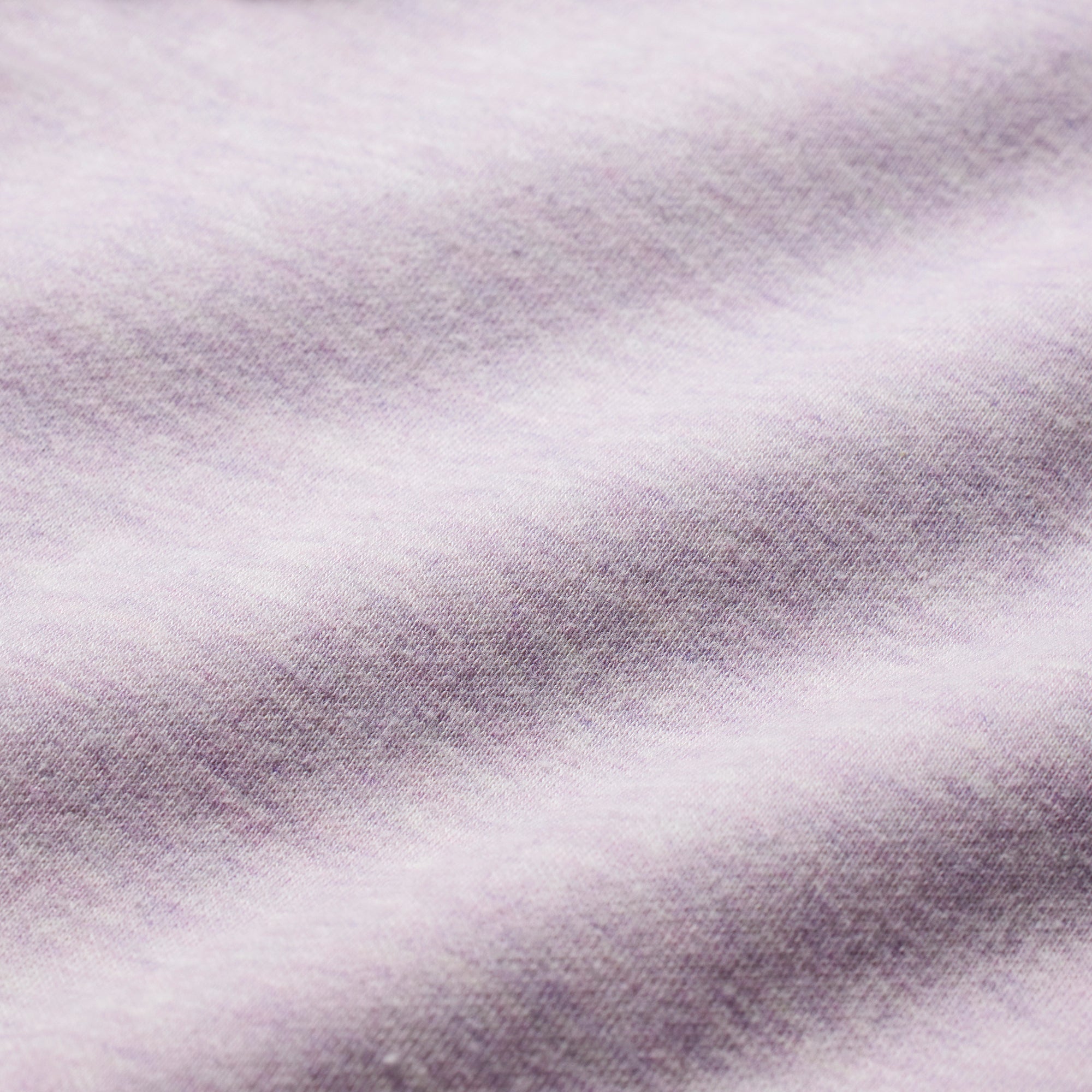 COTTON FLEECE ZIP UP HOODIE | PURPLE HEATHER