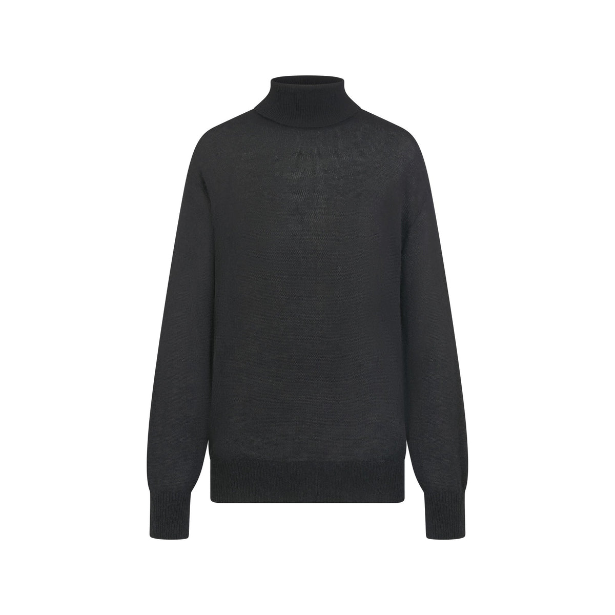 AIRY CASHMERE TURTLENECK | ONYX