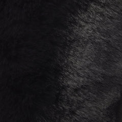 FAUX FUR MEDIUM POUCH KEYCHAIN | ONYX
