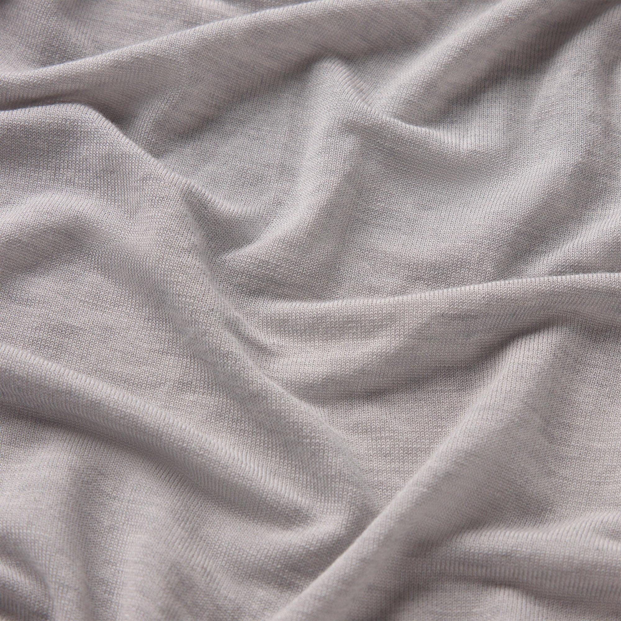 SHEER MODAL LONG SLEEVE BOATNECK TOP | HEATHER GREY