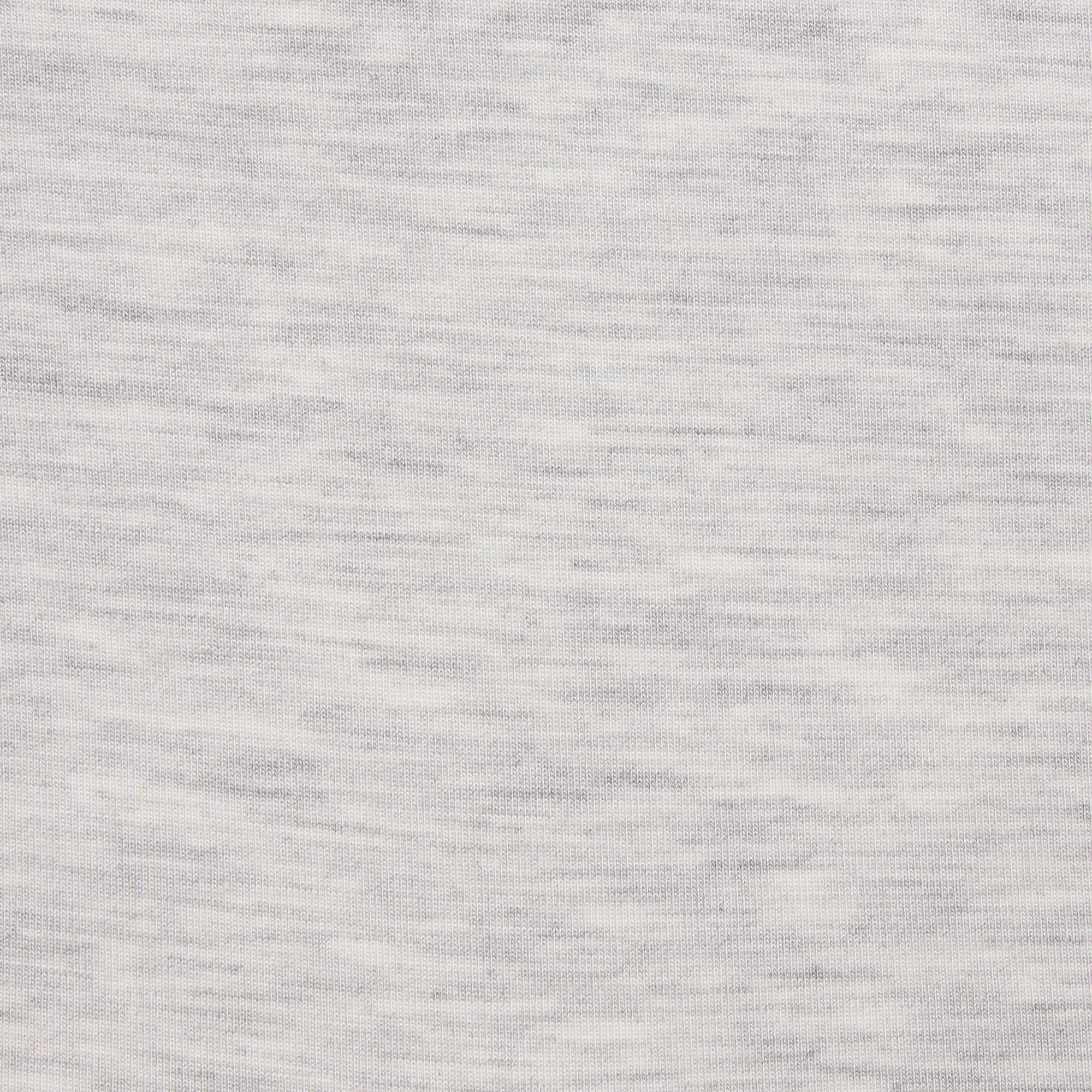 COTTON FLEECE DOUBLE WAISTBAND SHORT | LIGHT HEATHER GREY