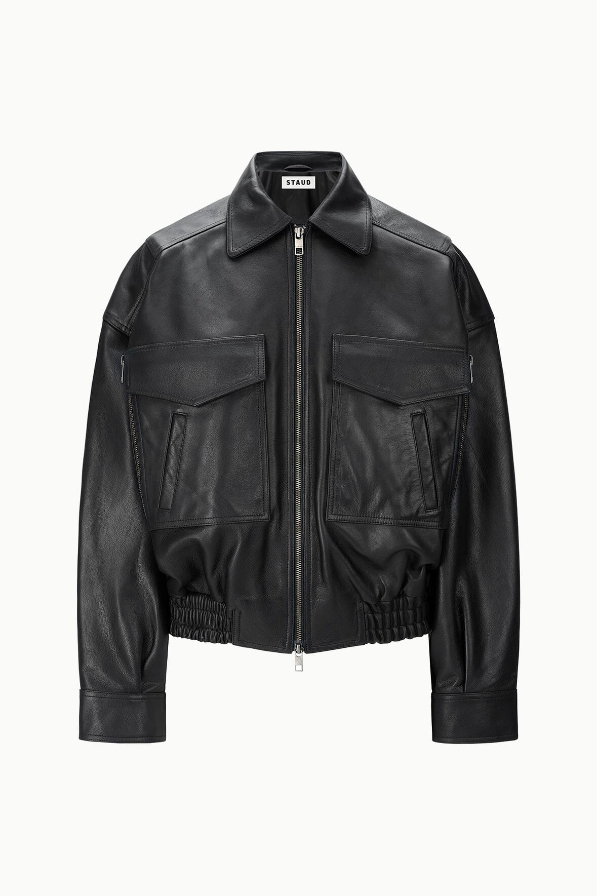 EUGENE LEATHER JACKET | BLACK