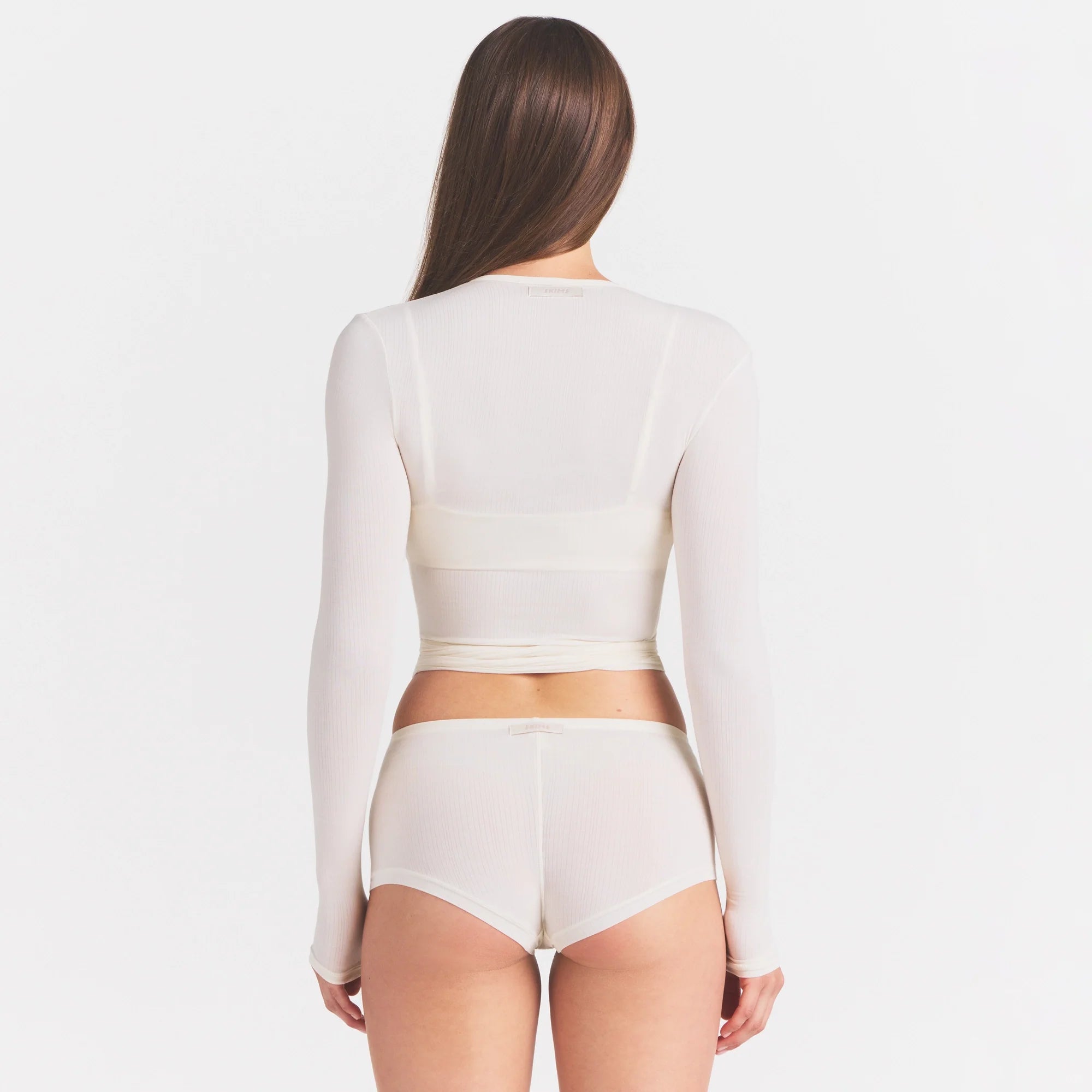 CLOUD SLEEP WRAP TOP | ECRU