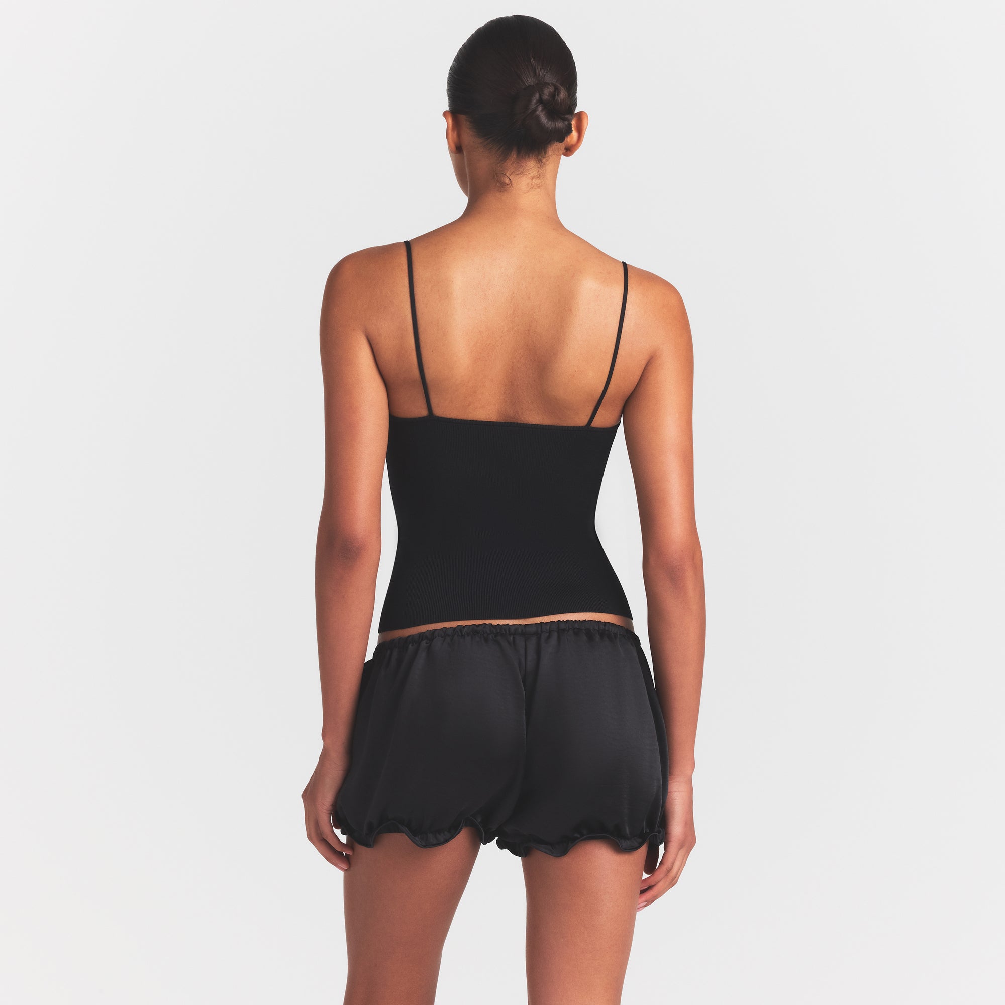 REFINED KNIT CAMI | OBSIDIAN