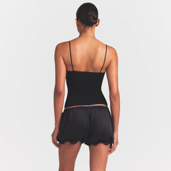 REFINED KNIT CAMI | OBSIDIAN