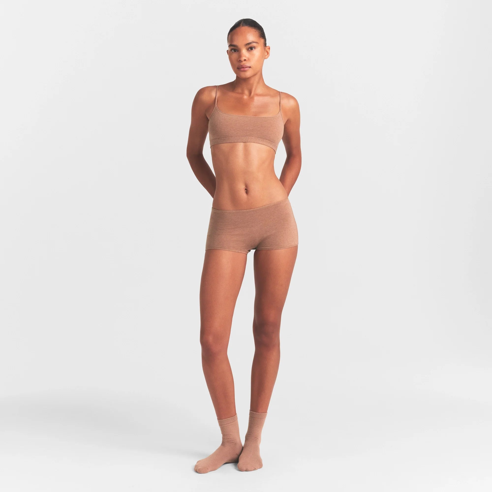 EVERYDAY COTTON BOY SHORT | SIENNA HEATHER